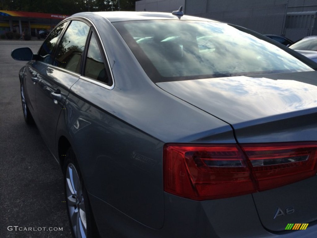 2013 A6 3.0T quattro Sedan - Quartz Gray Metallic / Black photo #7