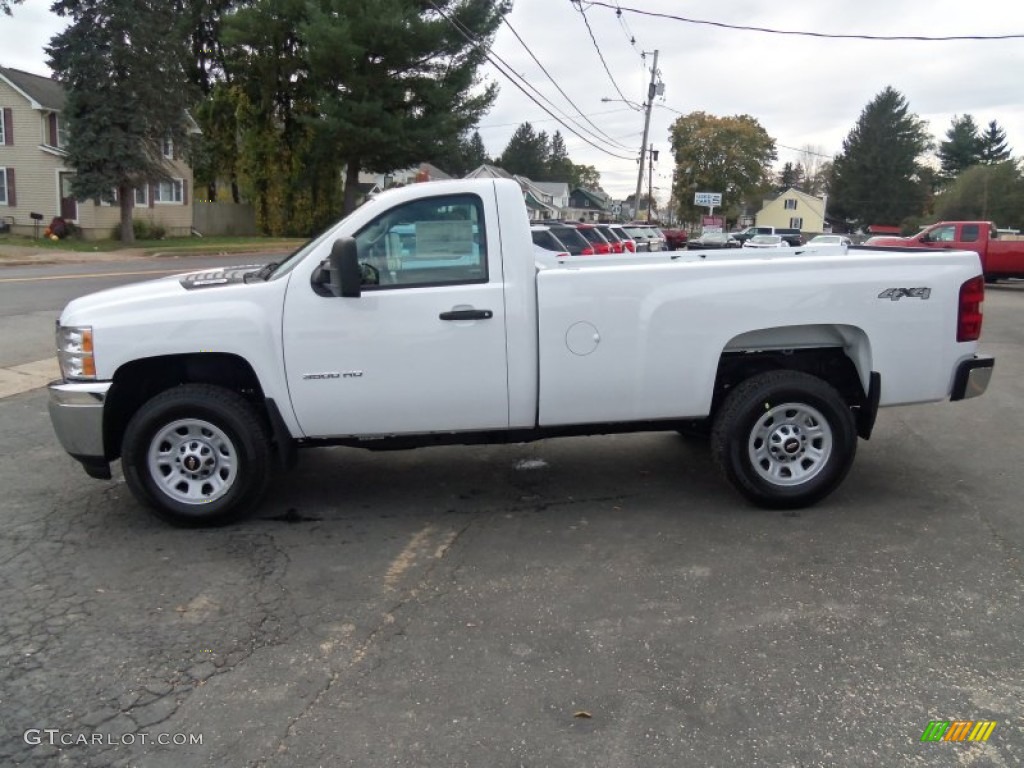 2014 Silverado 3500HD WT Regular Cab 4x4 - Summit White / Dark Titanium photo #1