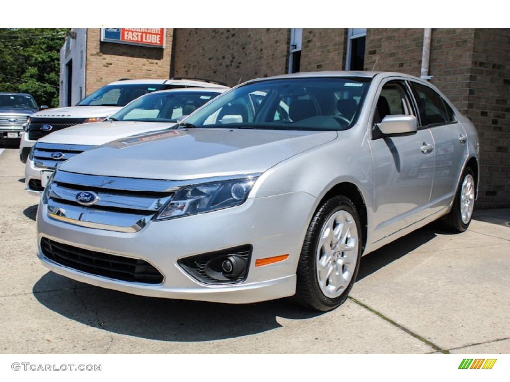 2011 Fusion SE V6 - Ingot Silver Metallic / Charcoal Black photo #1