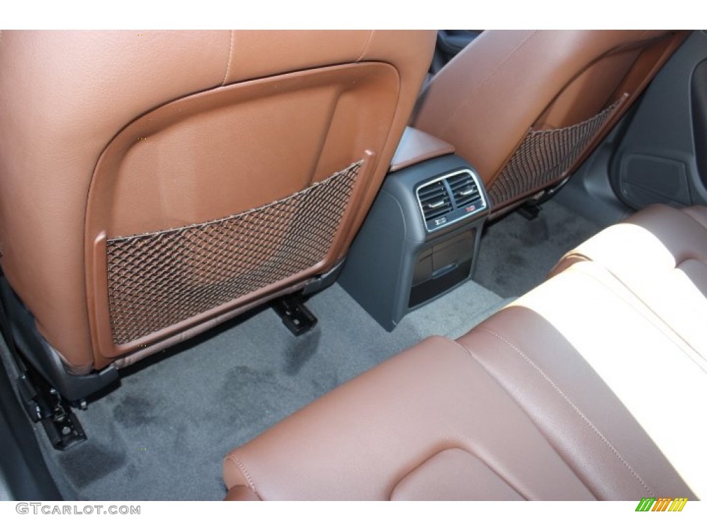 2014 A4 2.0T quattro Sedan - Dakota Grey Metallic / Chestnut Brown/Black photo #26