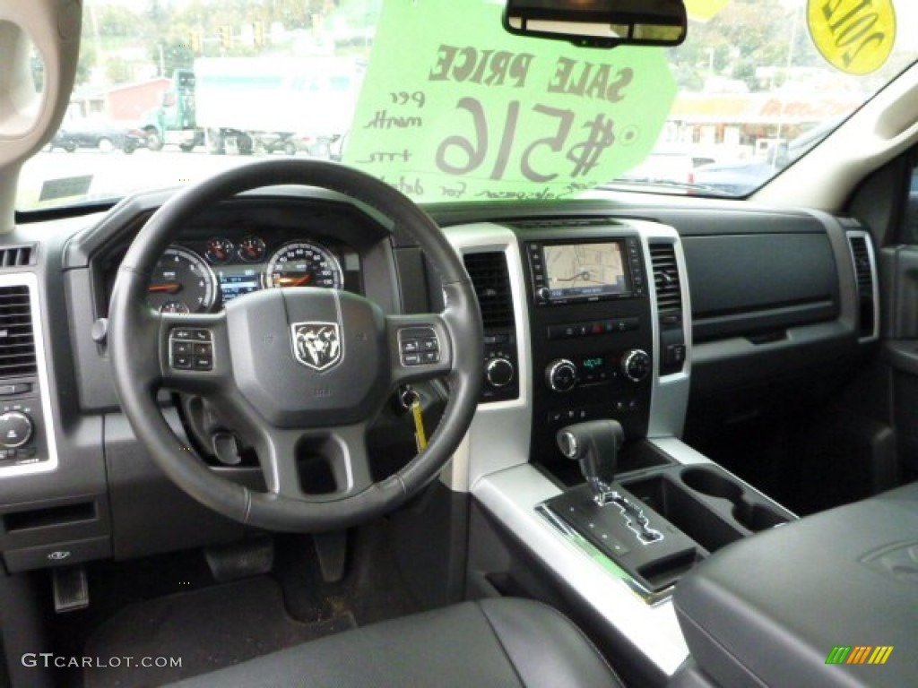 2012 Ram 1500 Sport Crew Cab 4x4 - Black / Dark Slate Gray photo #12