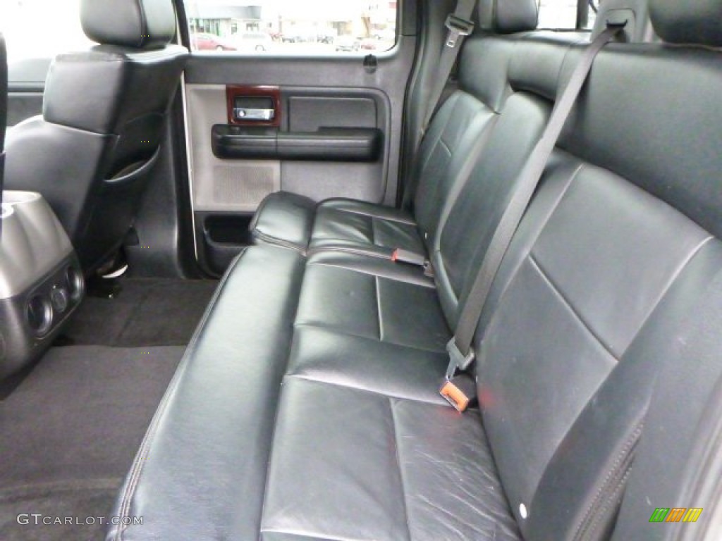 2008 F150 Lariat SuperCrew 4x4 - White Sand Tri-Coat / Black photo #11