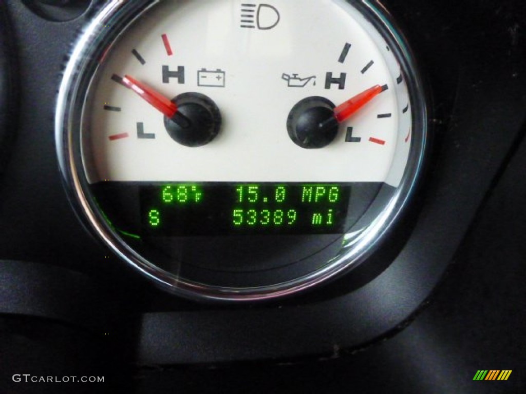 2008 F150 Lariat SuperCrew 4x4 - White Sand Tri-Coat / Black photo #20