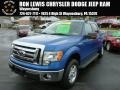 2010 Blue Flame Metallic Ford F150 XLT SuperCrew 4x4  photo #1