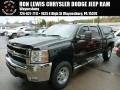 Black 2009 Chevrolet Silverado 2500HD LTZ Crew Cab 4x4