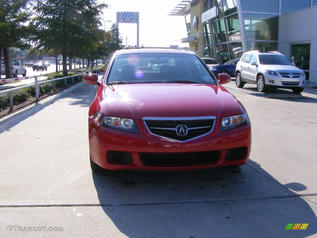 2005 TSX Sedan - Milano Red / Ebony photo #2