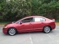 Tango Red Pearl 2009 Honda Civic EX Sedan Exterior