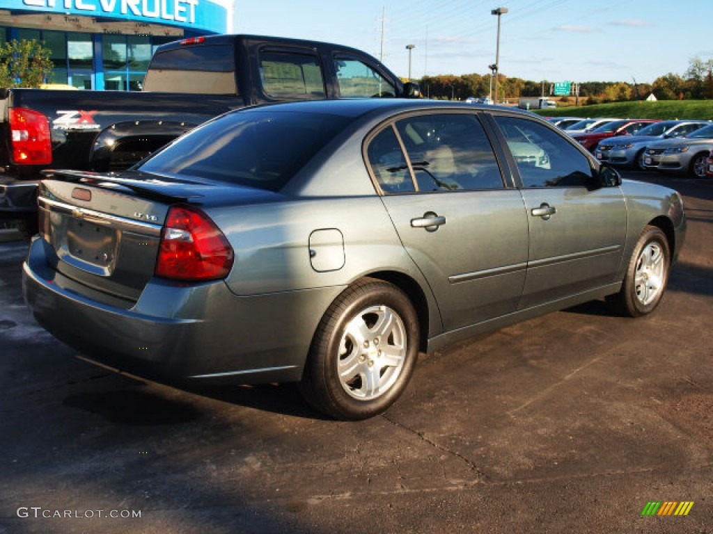 2005 Malibu LT V6 Sedan - Silver Green Metallic / Gray photo #3