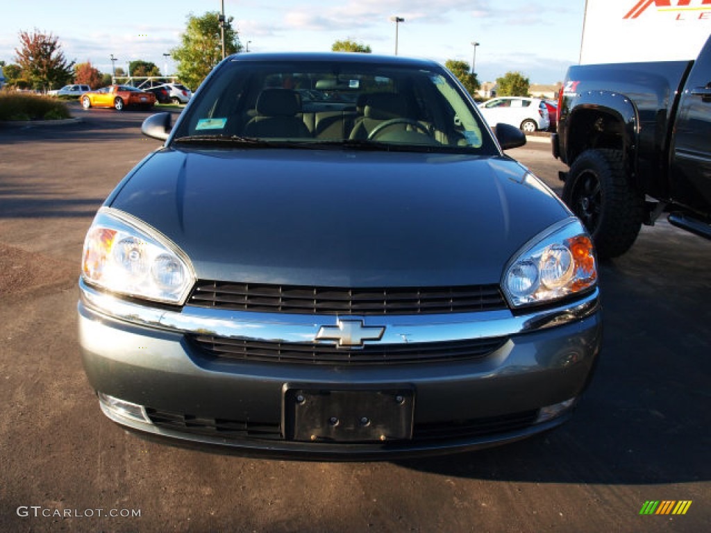 2005 Malibu LT V6 Sedan - Silver Green Metallic / Gray photo #8