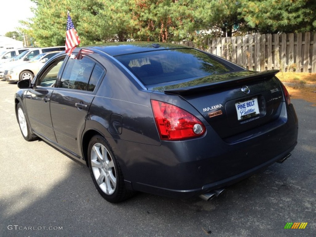 2007 Maxima 3.5 SE - Dark Slate Metallic / Charcoal photo #5