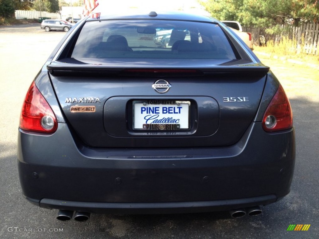 2007 Maxima 3.5 SE - Dark Slate Metallic / Charcoal photo #6