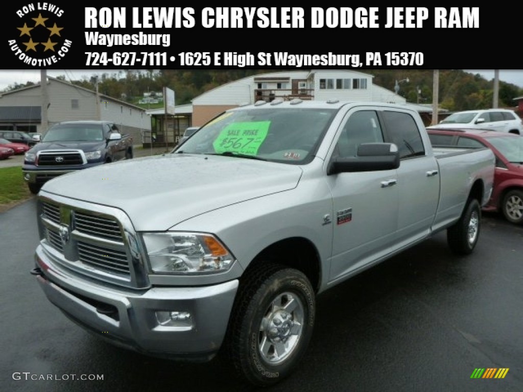 2010 Ram 2500 Big Horn Edition Crew Cab 4x4 - Bright Silver Metallic / Dark Slate/Medium Graystone photo #1