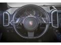 Black 2011 Porsche Cayenne Standard Cayenne Model Steering Wheel