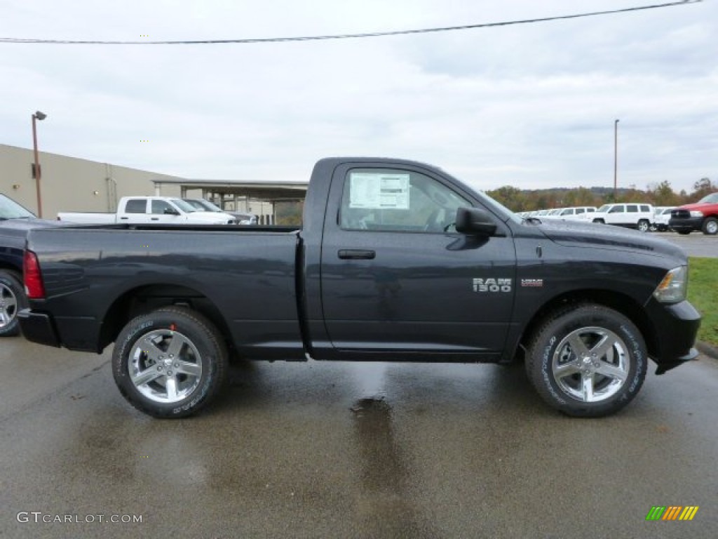 2014 1500 Express Regular Cab 4x4 - Maximum Steel Metallic / Black/Diesel Gray photo #7