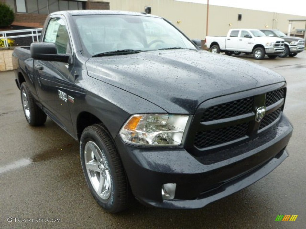 2014 1500 Express Regular Cab 4x4 - Maximum Steel Metallic / Black/Diesel Gray photo #10