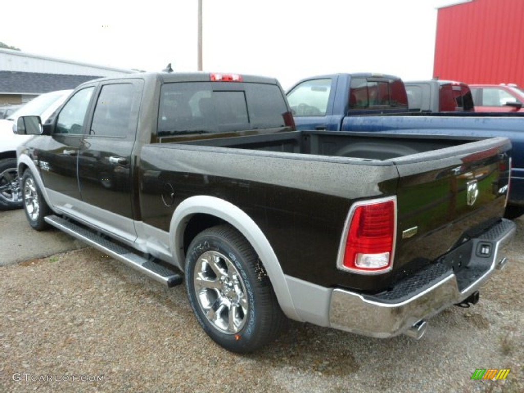 Black Gold Pearl Coat 2014 Ram 1500 Laramie Crew Cab 4x4 Exterior Photo #86978029