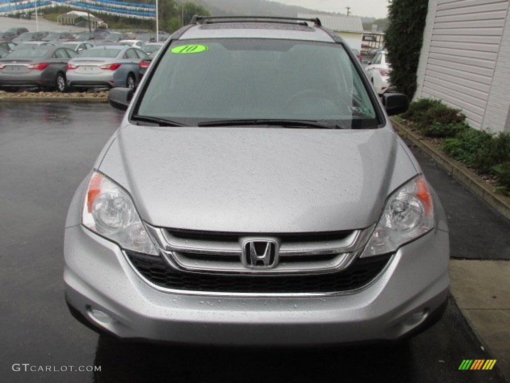 2010 CR-V EX AWD - Alabaster Silver Metallic / Black photo #5