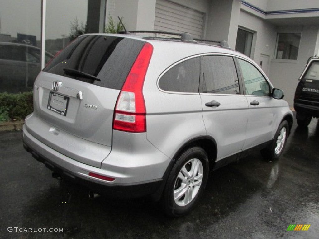 2010 CR-V EX AWD - Alabaster Silver Metallic / Black photo #8