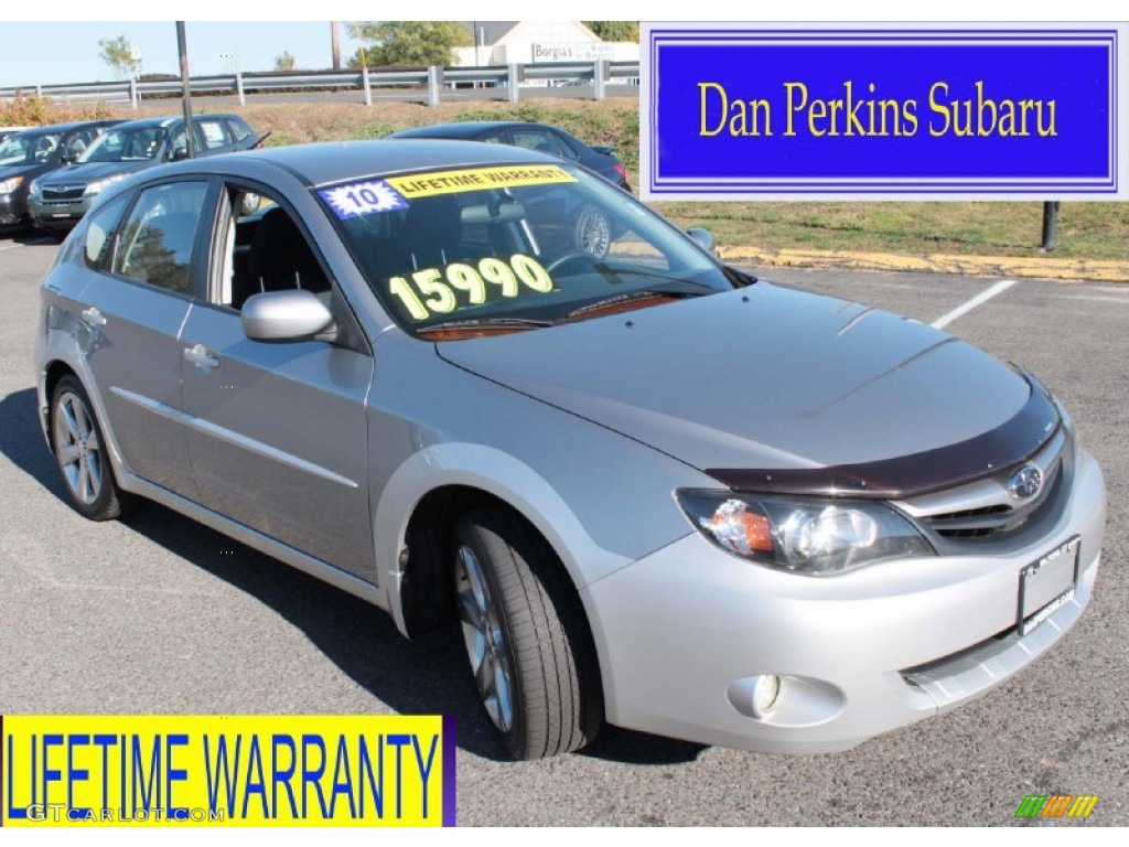 2010 Impreza Outback Sport Wagon - Steel Silver Metallic / Carbon Black photo #1