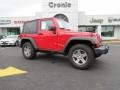 Flame Red 2012 Jeep Wrangler Rubicon 4X4