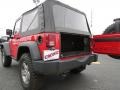 2012 Flame Red Jeep Wrangler Rubicon 4X4  photo #16