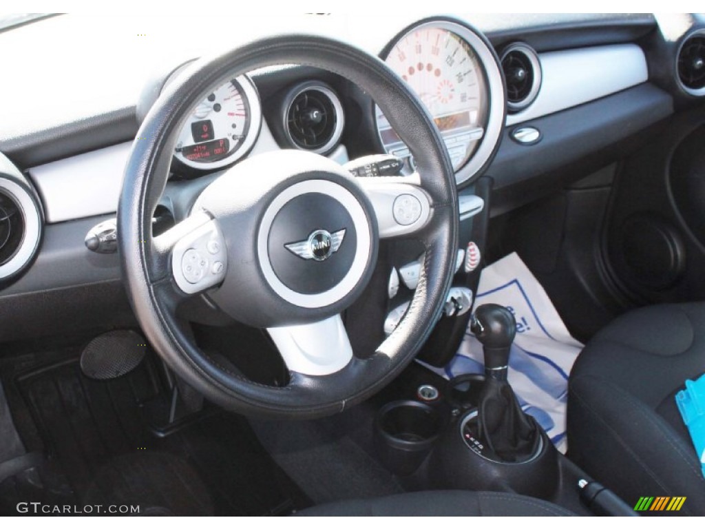 2010 Cooper Hardtop - Oxygen Blue / Checkered Carbon Black/Black photo #5