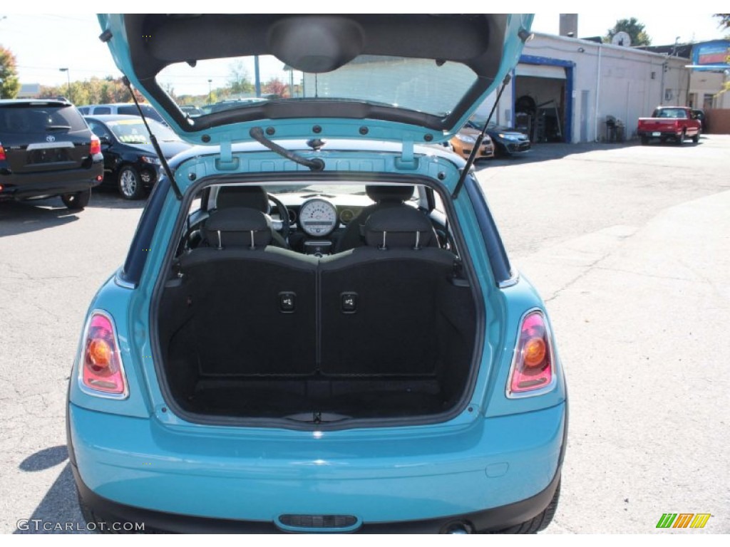 2010 Cooper Hardtop - Oxygen Blue / Checkered Carbon Black/Black photo #8