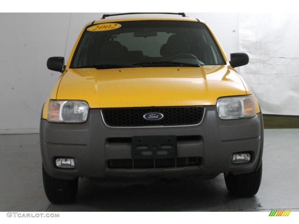 2002 Escape XLT V6 - Chrome Yellow / Medium Graphite photo #3
