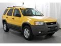 2002 Chrome Yellow Ford Escape XLT V6  photo #5