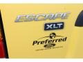 2002 Chrome Yellow Ford Escape XLT V6  photo #16