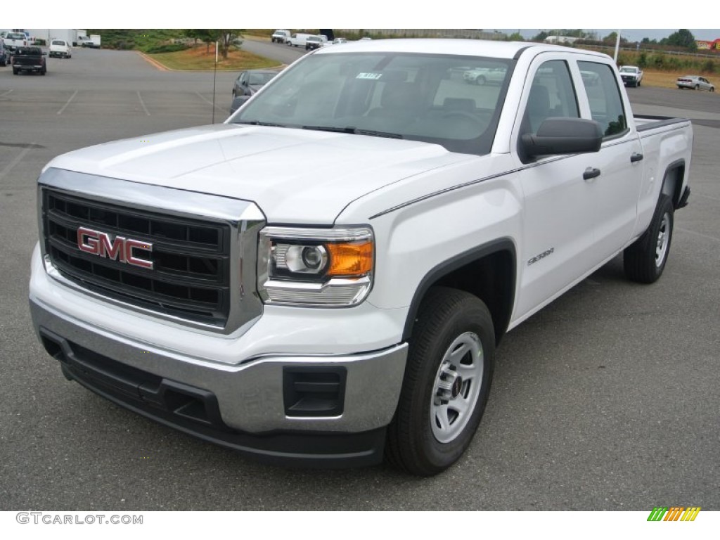 Summit White 2014 GMC Sierra 1500 Crew Cab Exterior Photo #86981207