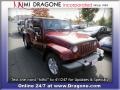 2007 Red Rock Crystal Pearl Jeep Wrangler Unlimited Sahara 4x4  photo #6