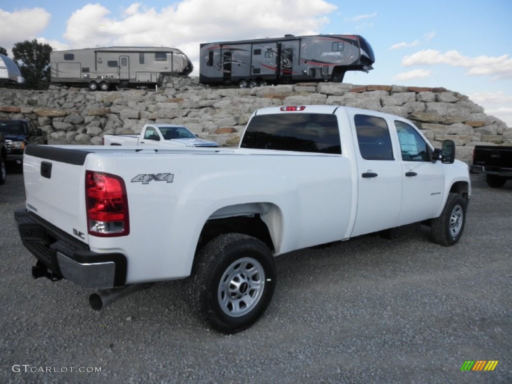 Summit White 2014 GMC Sierra 2500HD Crew Cab 4x4 Exterior Photo #86981738