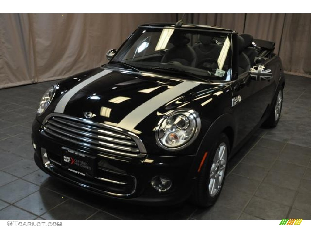 2011 Cooper Convertible - Absolute Black / Carbon Black photo #1