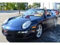 2008 Midnight Blue Metallic Porsche 911 Carrera Cabriolet  photo #3