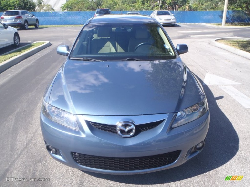 2006 MAZDA6 s Grand Touring Wagon - Whitewater Pearl Mica / Beige photo #2