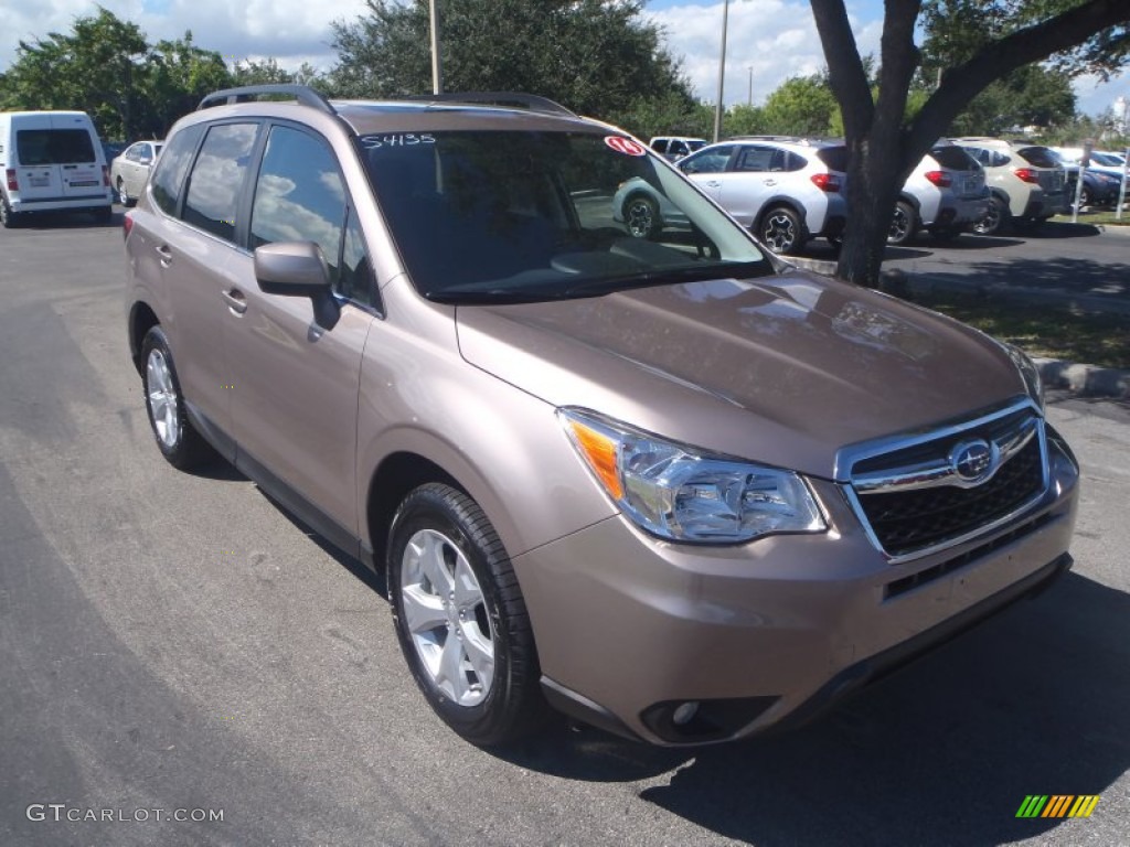 2014 Forester 2.5i Limited - Burnished Bronze Metallic / Black photo #1