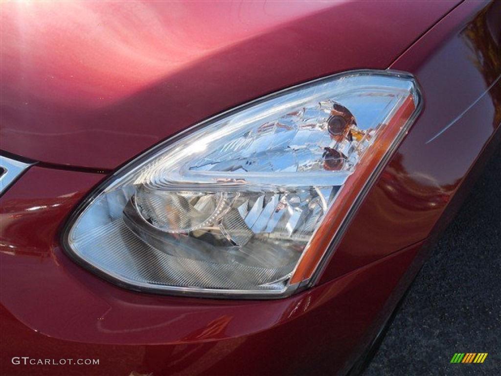 2012 Rogue S - Cayenne Red / Black photo #4