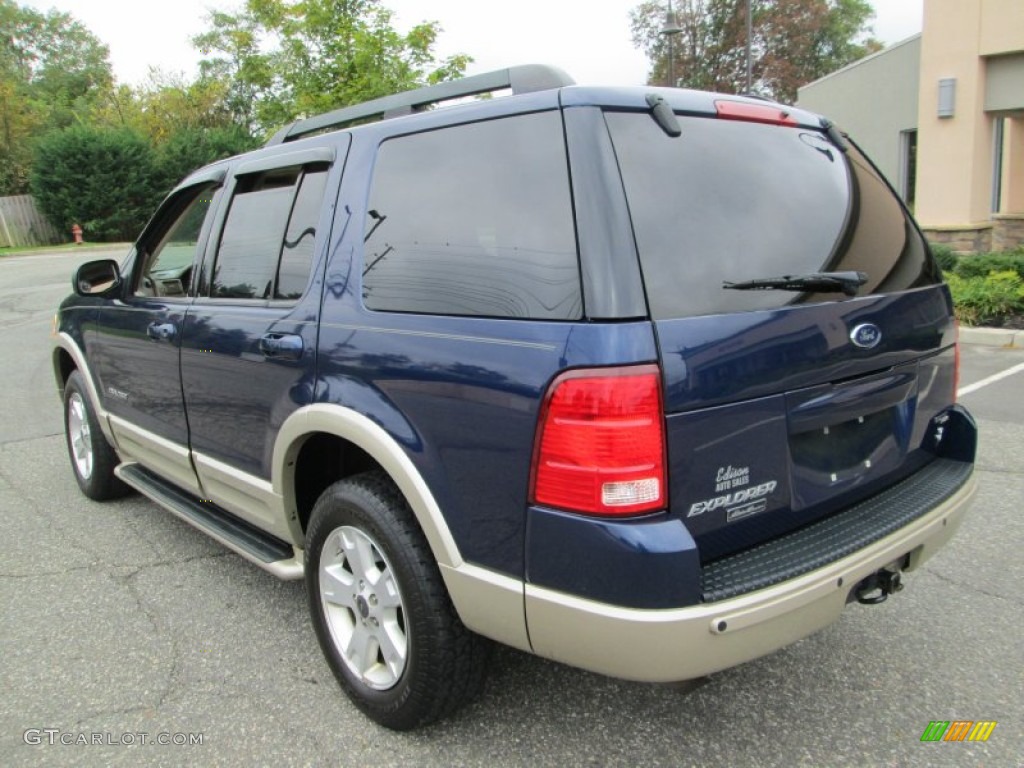 2005 Explorer Eddie Bauer 4x4 - Dark Blue Pearl Metallic / Medium Parchment photo #5
