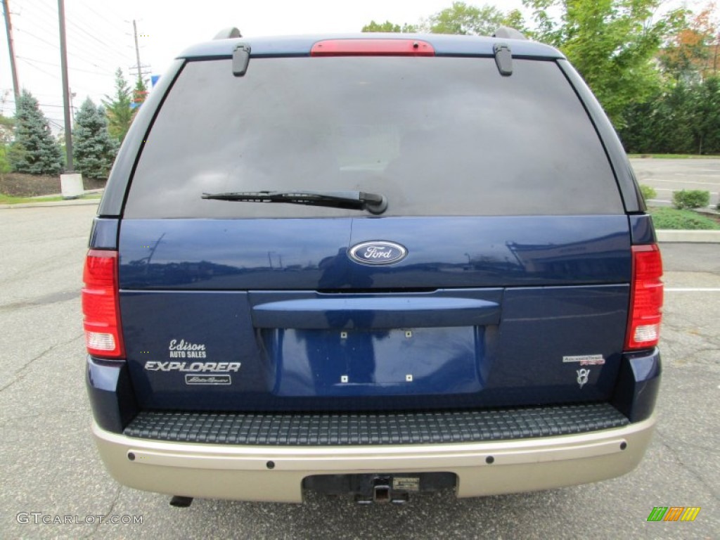 2005 Explorer Eddie Bauer 4x4 - Dark Blue Pearl Metallic / Medium Parchment photo #6