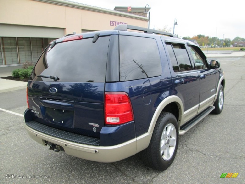 2005 Explorer Eddie Bauer 4x4 - Dark Blue Pearl Metallic / Medium Parchment photo #7