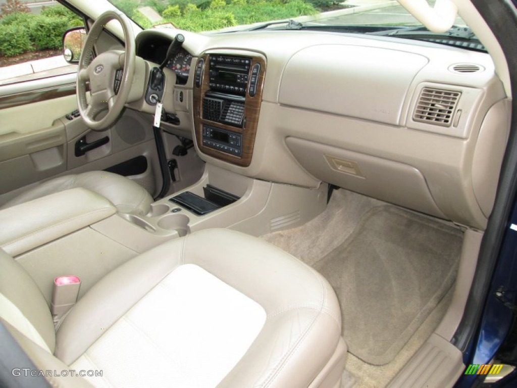2005 Explorer Eddie Bauer 4x4 - Dark Blue Pearl Metallic / Medium Parchment photo #16