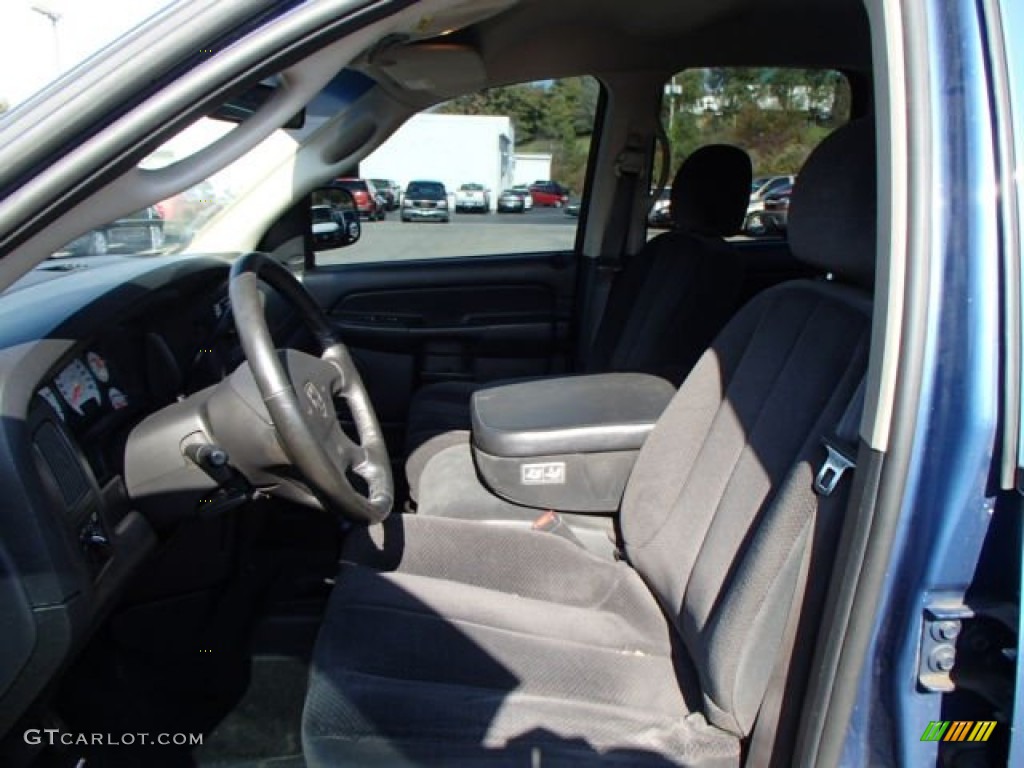 2002 Ram 1500 SLT Quad Cab 4x4 - Atlantic Blue Pearl / Dark Slate Gray photo #8