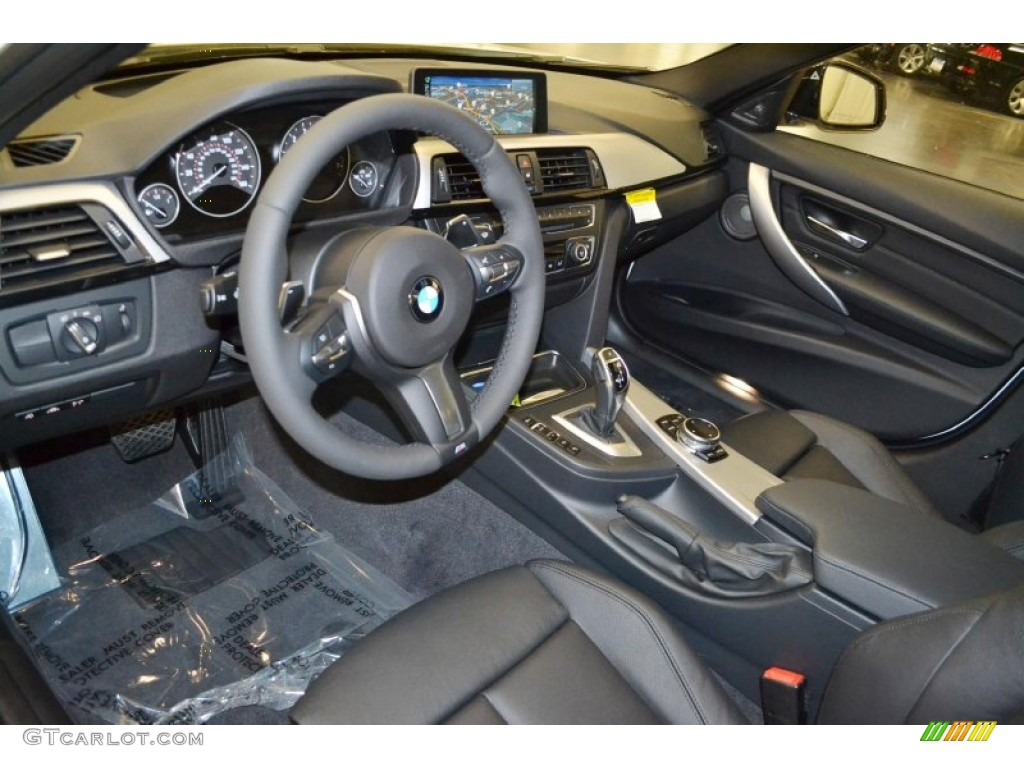 Black Interior 2014 BMW 3 Series ActiveHybrid 3 Photo #86986958
