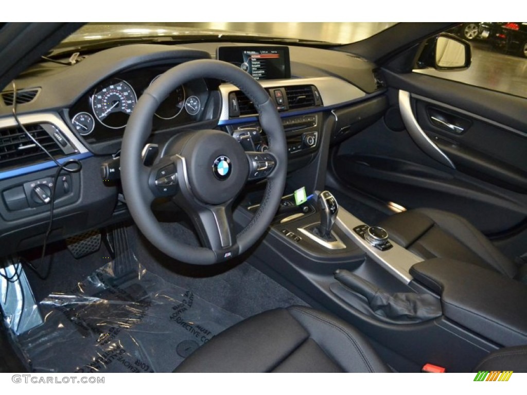 2014 3 Series 335i Sedan - Black Sapphire Metallic / Black photo #6