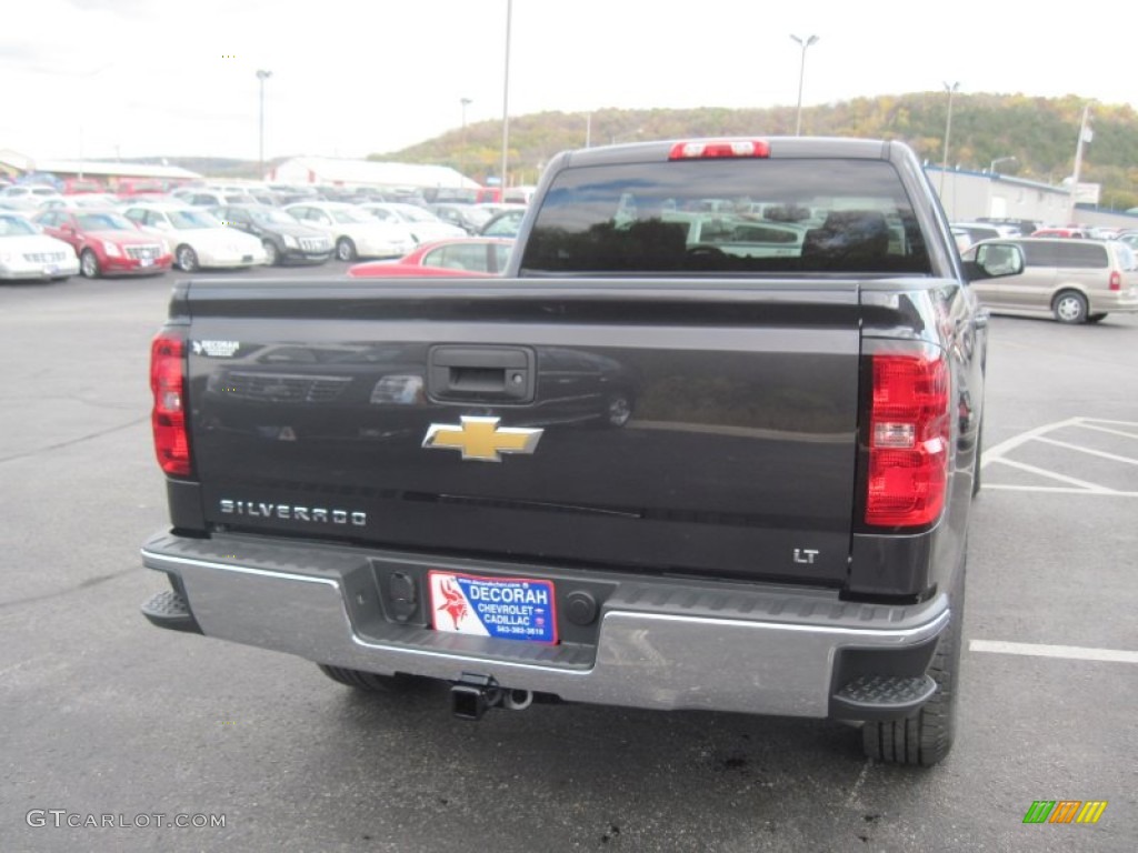 2014 Silverado 1500 LT Double Cab 4x4 - Tungsten Metallic / Jet Black photo #4