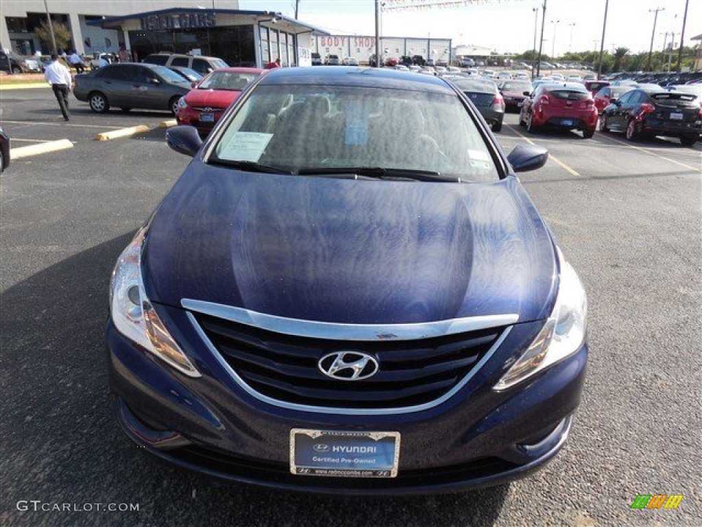 2013 Sonata GLS - Indigo Night Blue / Gray photo #2