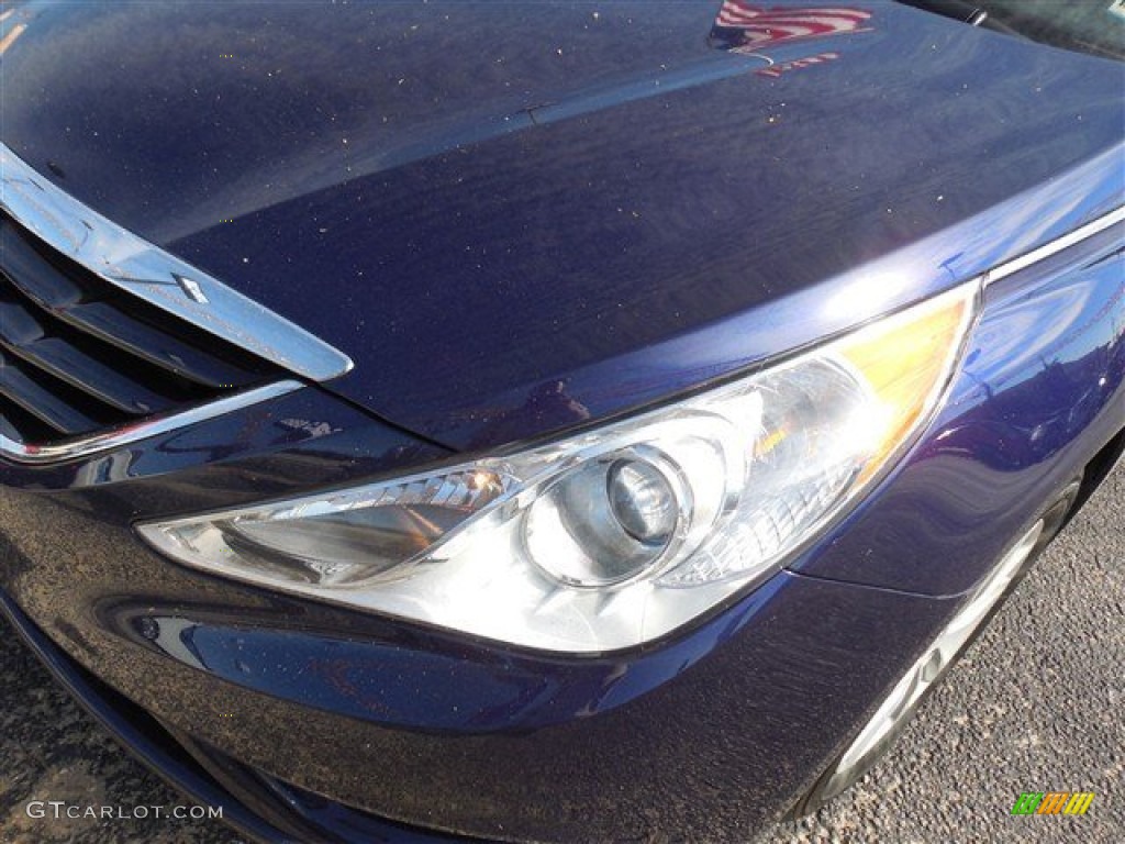 2013 Sonata GLS - Indigo Night Blue / Gray photo #4