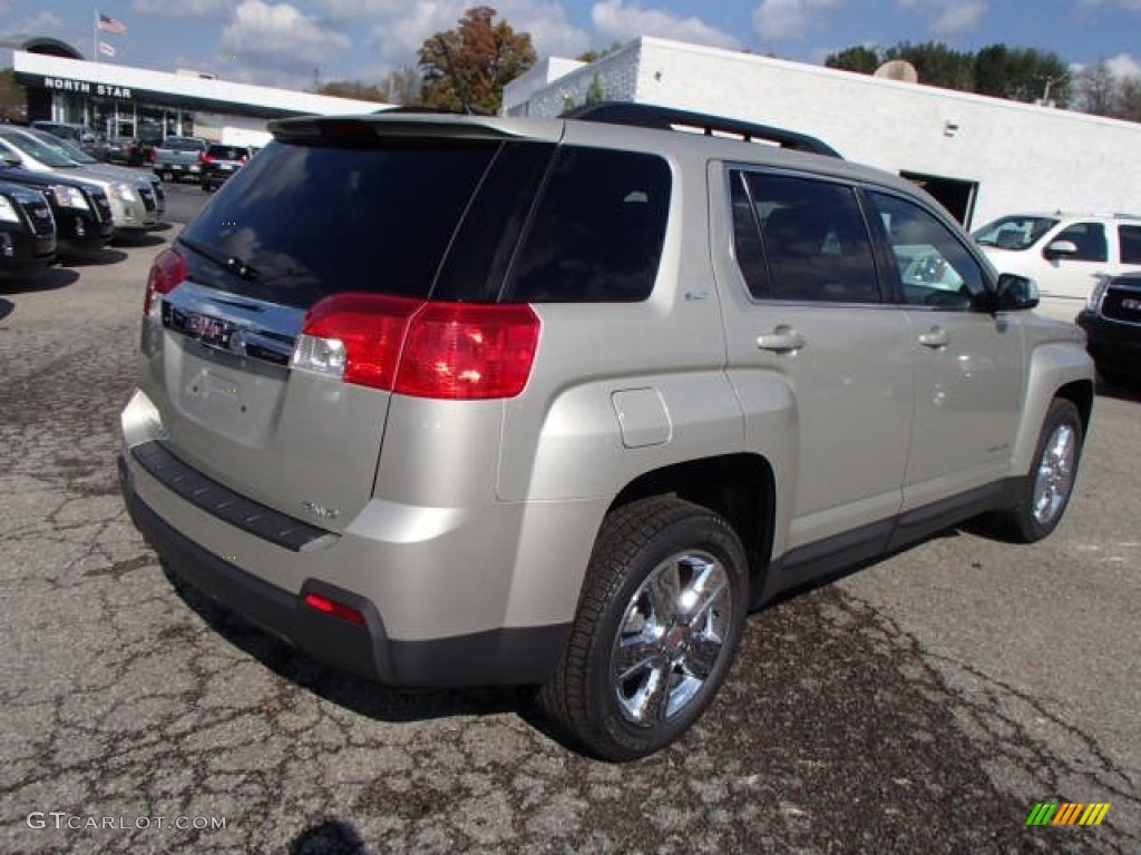 2014 Terrain SLT AWD - Champagne Silver Metallic / Brownstone photo #5