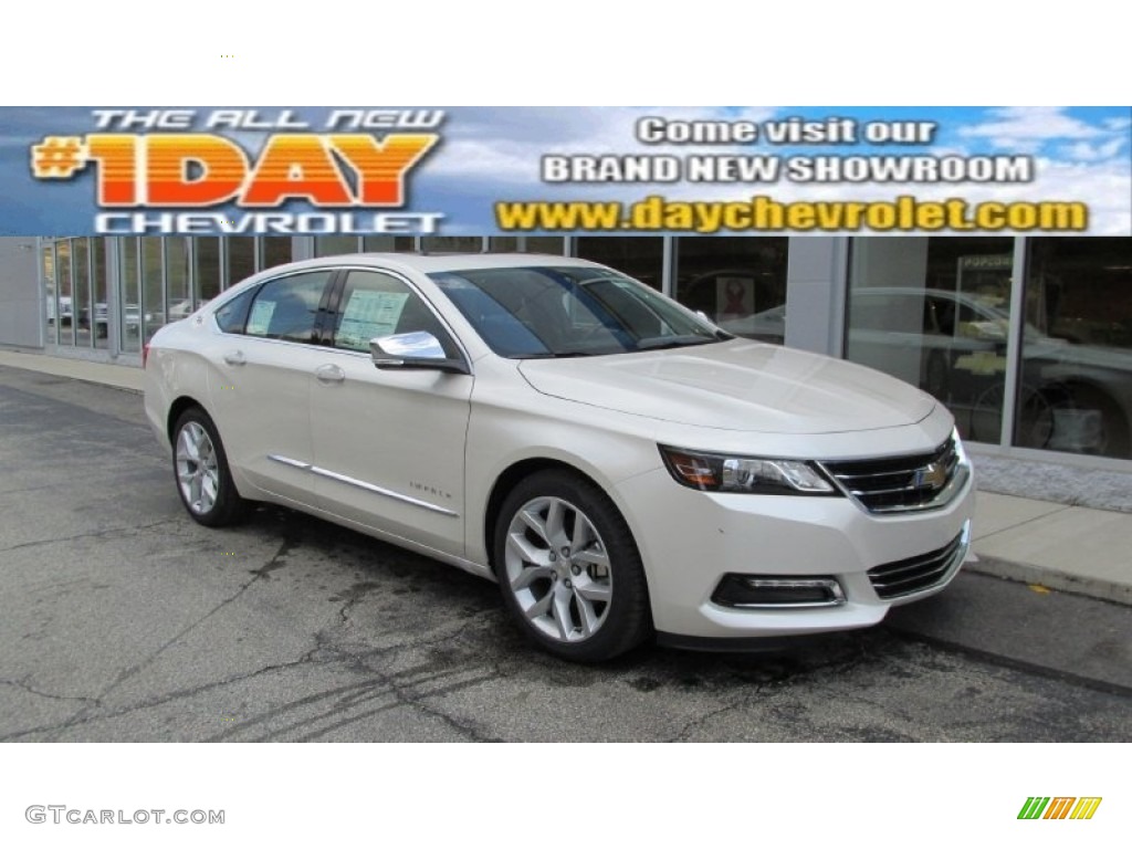 2014 Impala LTZ - White Diamond Tricoat / Jet Black photo #1